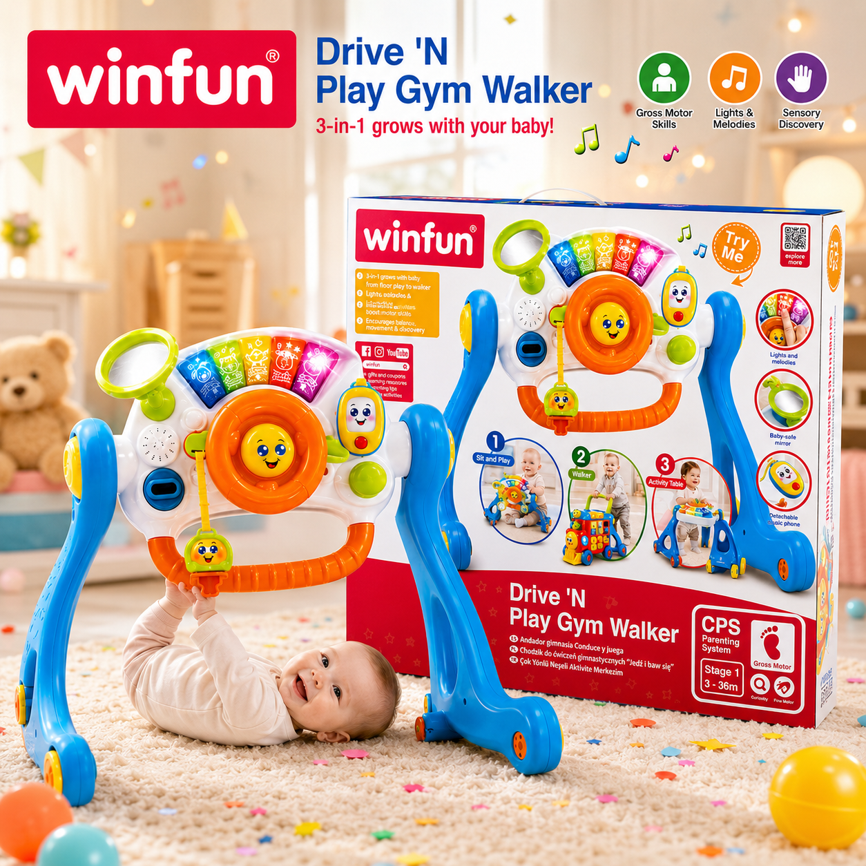 Winfun 5 In 1 Activity Cart