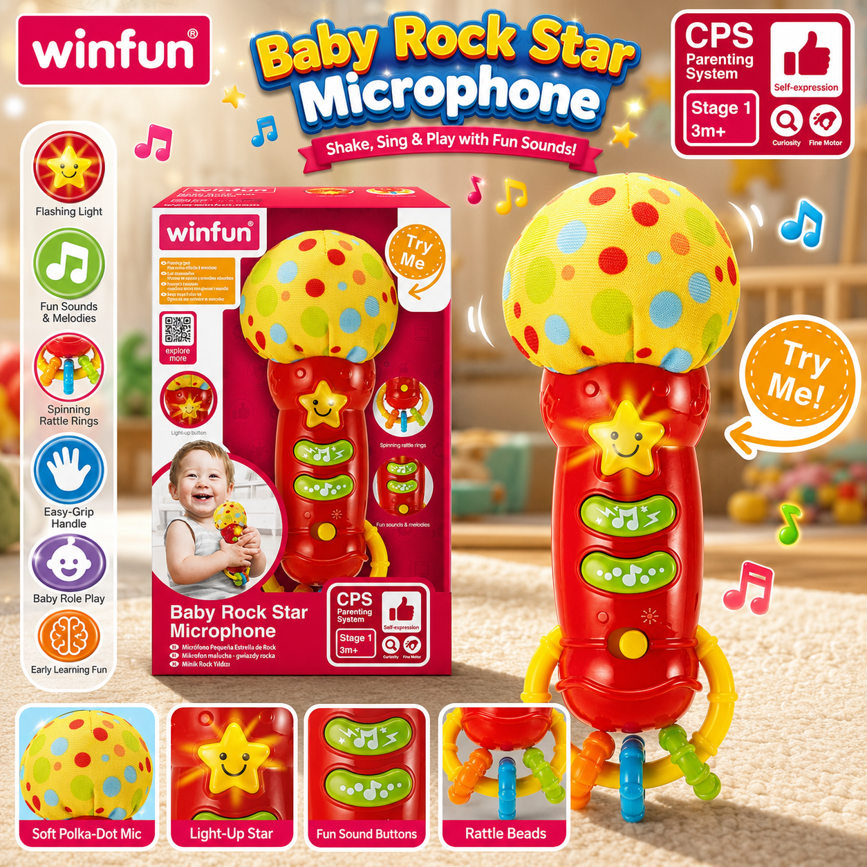 Winfun Baby Rock Star Microphone