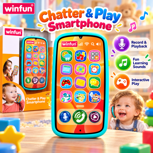 WinFun Chatter & Play Smartphone with Lights & Sounds