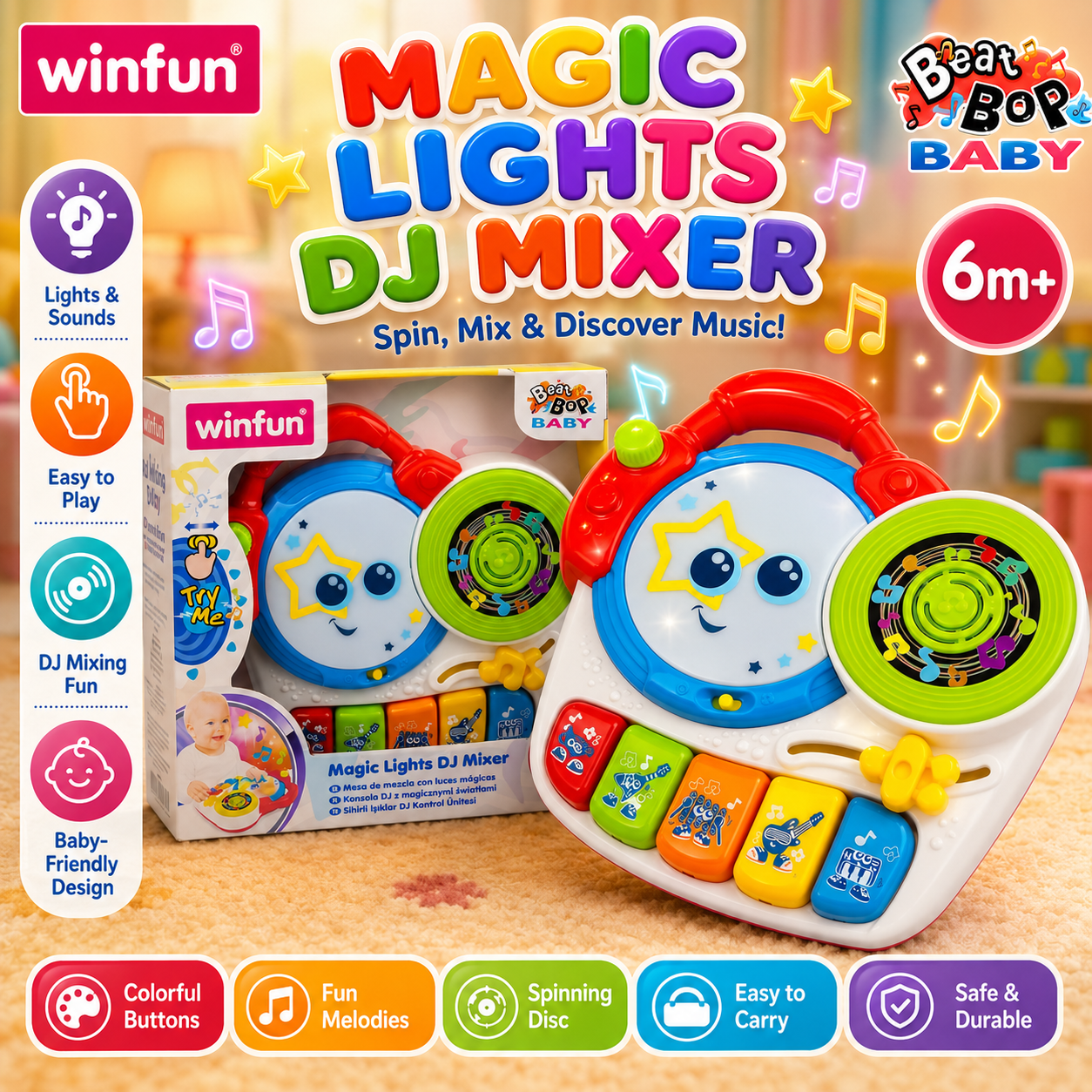 Winfun Dj Mixer Piano