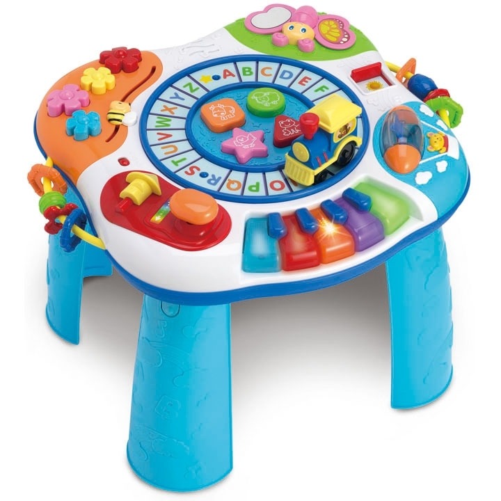 WinFun Letter Train & Piano Activity Table with Lights