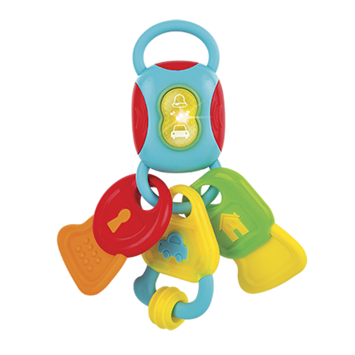 WinFun Light 'N Sounds Teething Keys with Music