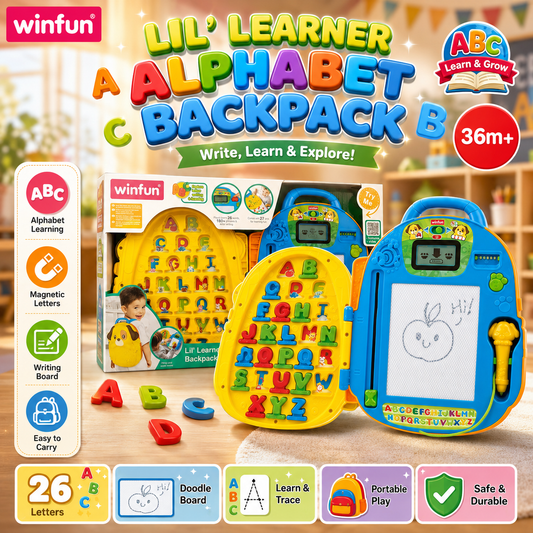 Winfun Lil Learner Alphabet Backpack