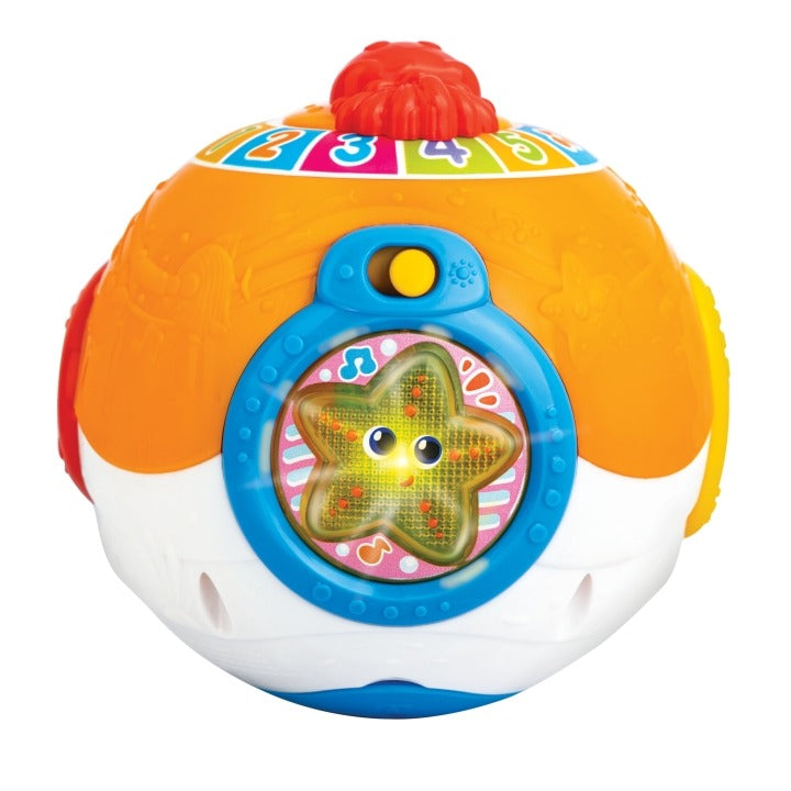 WinFun Roll 'N Learn Activity Ocean Ball with Lights & Music