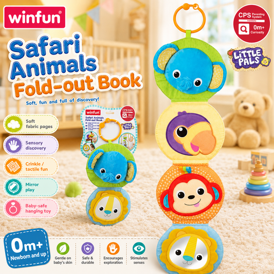 Winfun Safari Animal Fold-Out Book