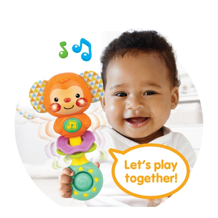 Winfun Sing With Me Rattle Monkey