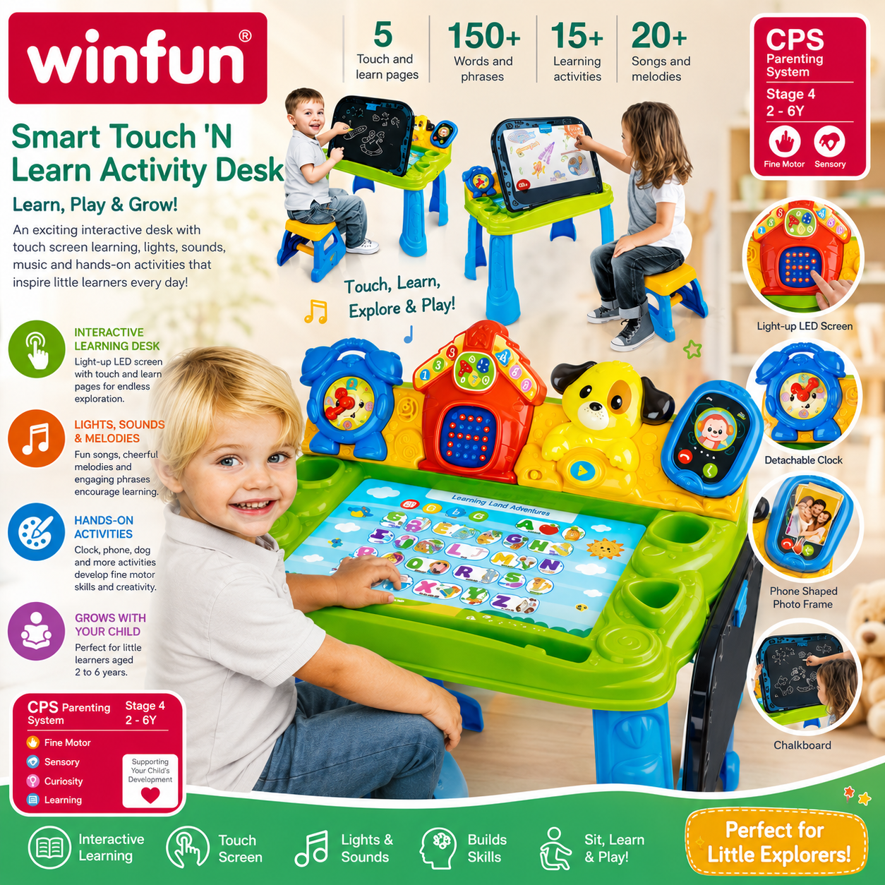 Winfun Smart Touch N Learn Activity Desk