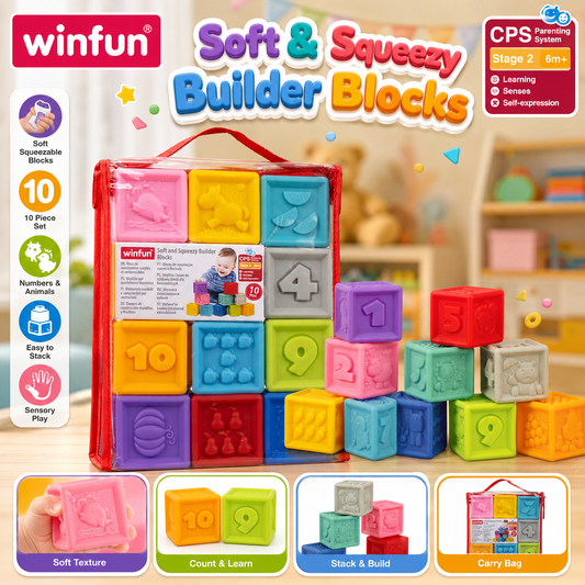 Winfun Soft Squeezy Builder Blocks