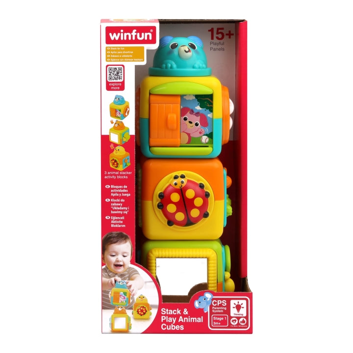 Winfun Stack N Play Animal Cubes