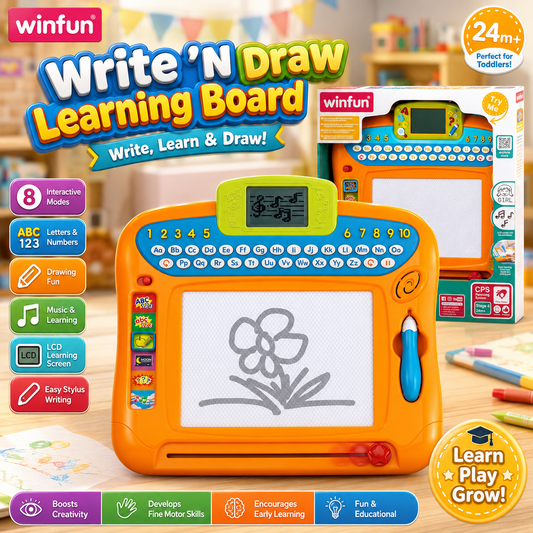 Winfun Write and Draw Learning Board