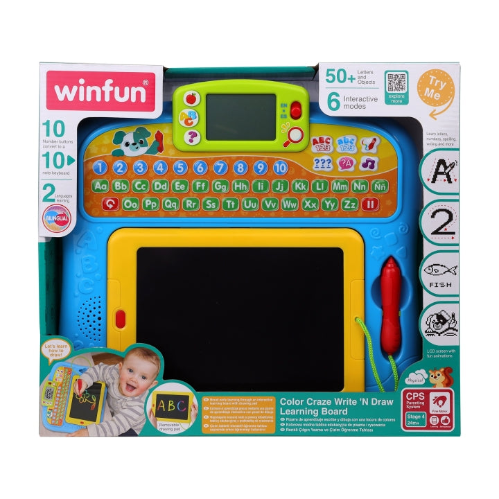 Winfun Write and Draw Learning Board