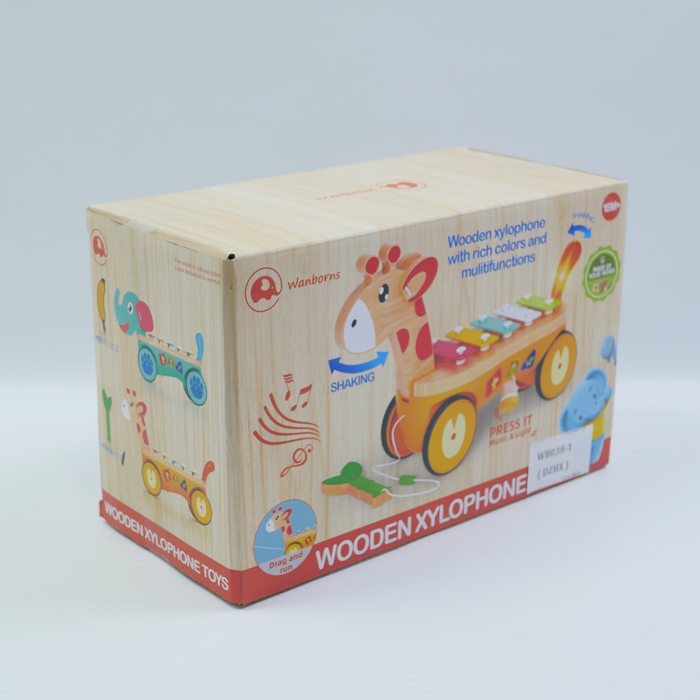 Wooden Giraffe Xylophone Musical Toy