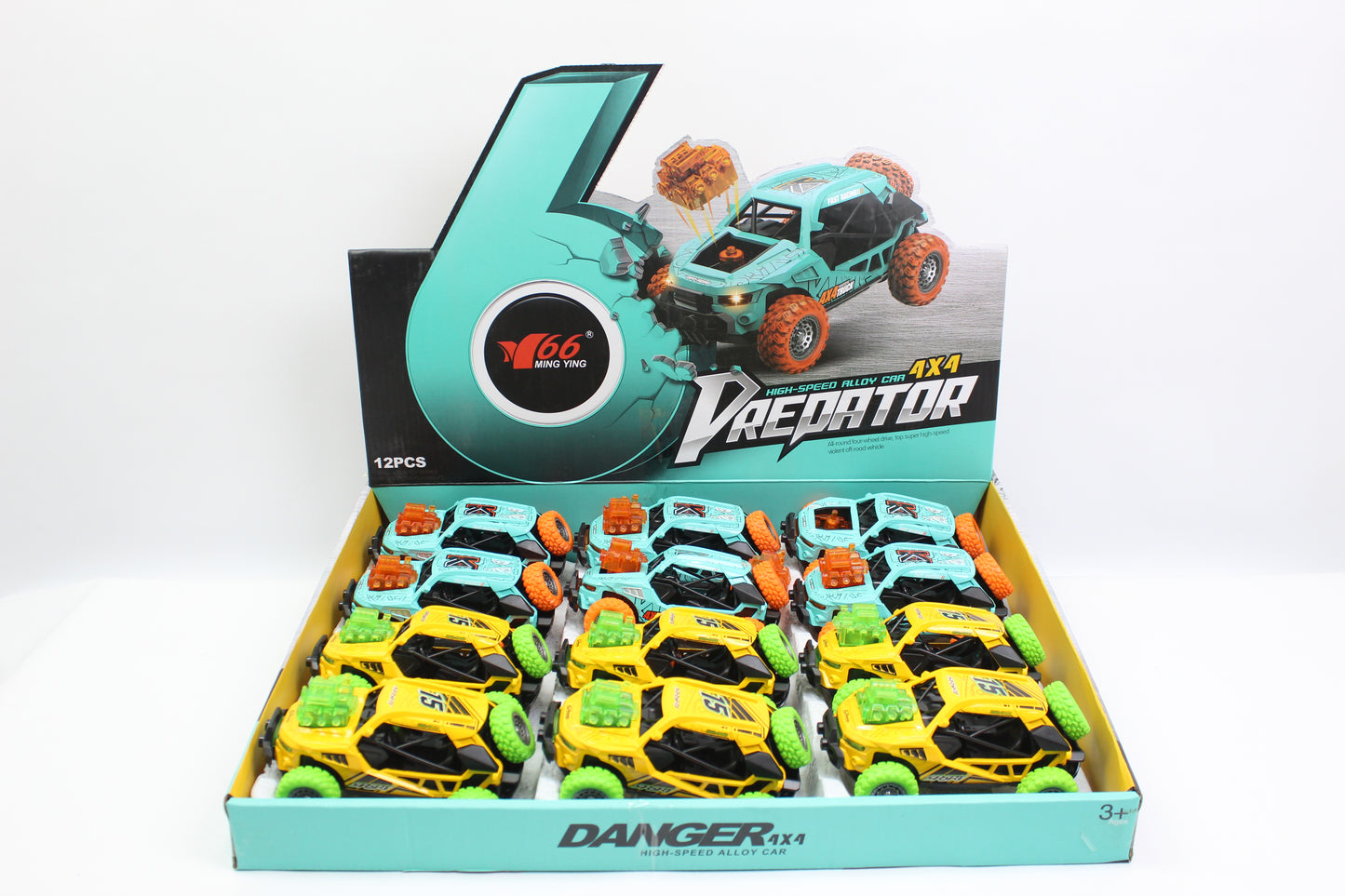Yang Yang Vaporator 4x4 1:32 Musical Alloy Toy Car - Assorted Colors - Ages 3+